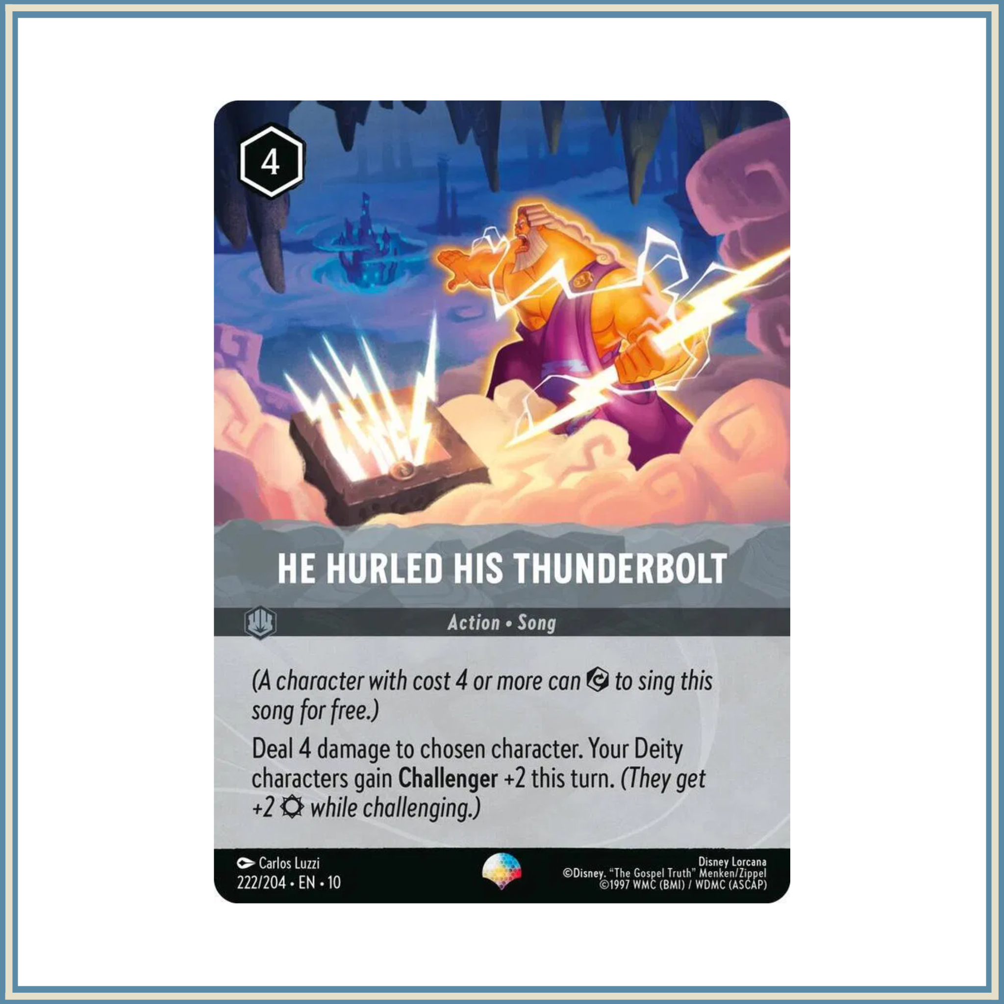 10WITW - He Hurled His Thunderbolt 222/204