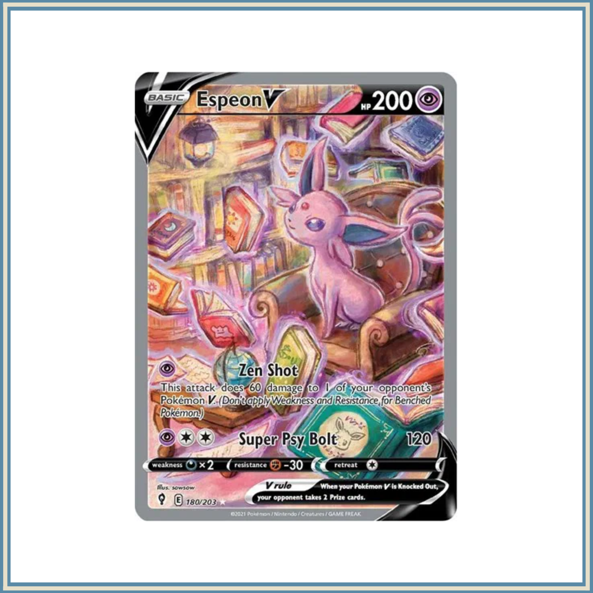 Espeon V 180/203 - Evolving Skies