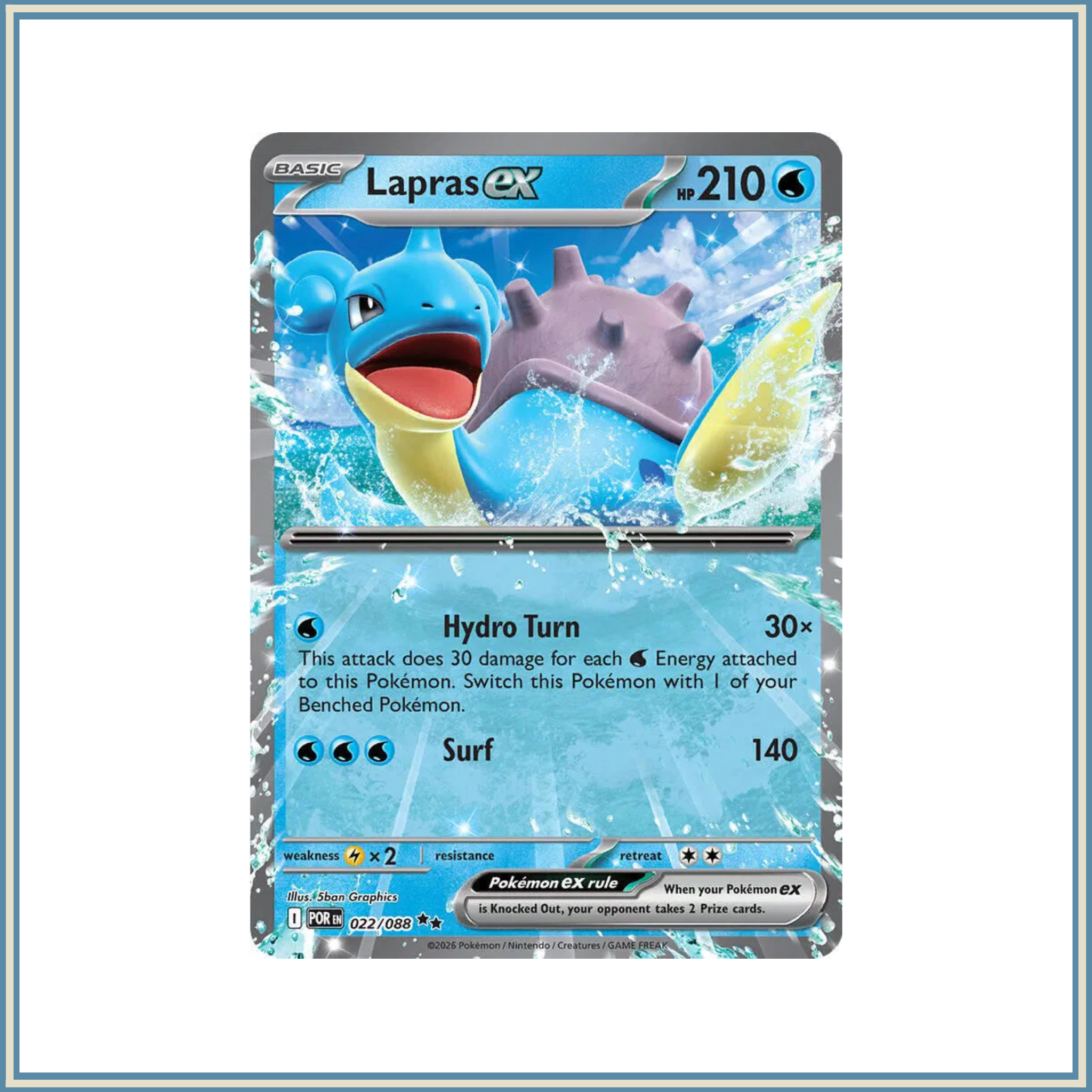 Lapras EX 022/088