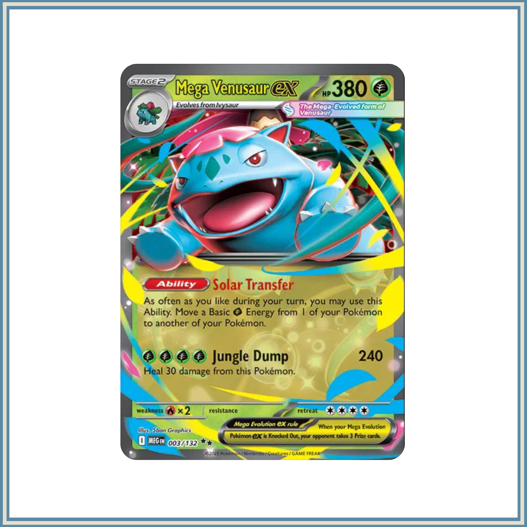 Mega Venusaur EX 003/132