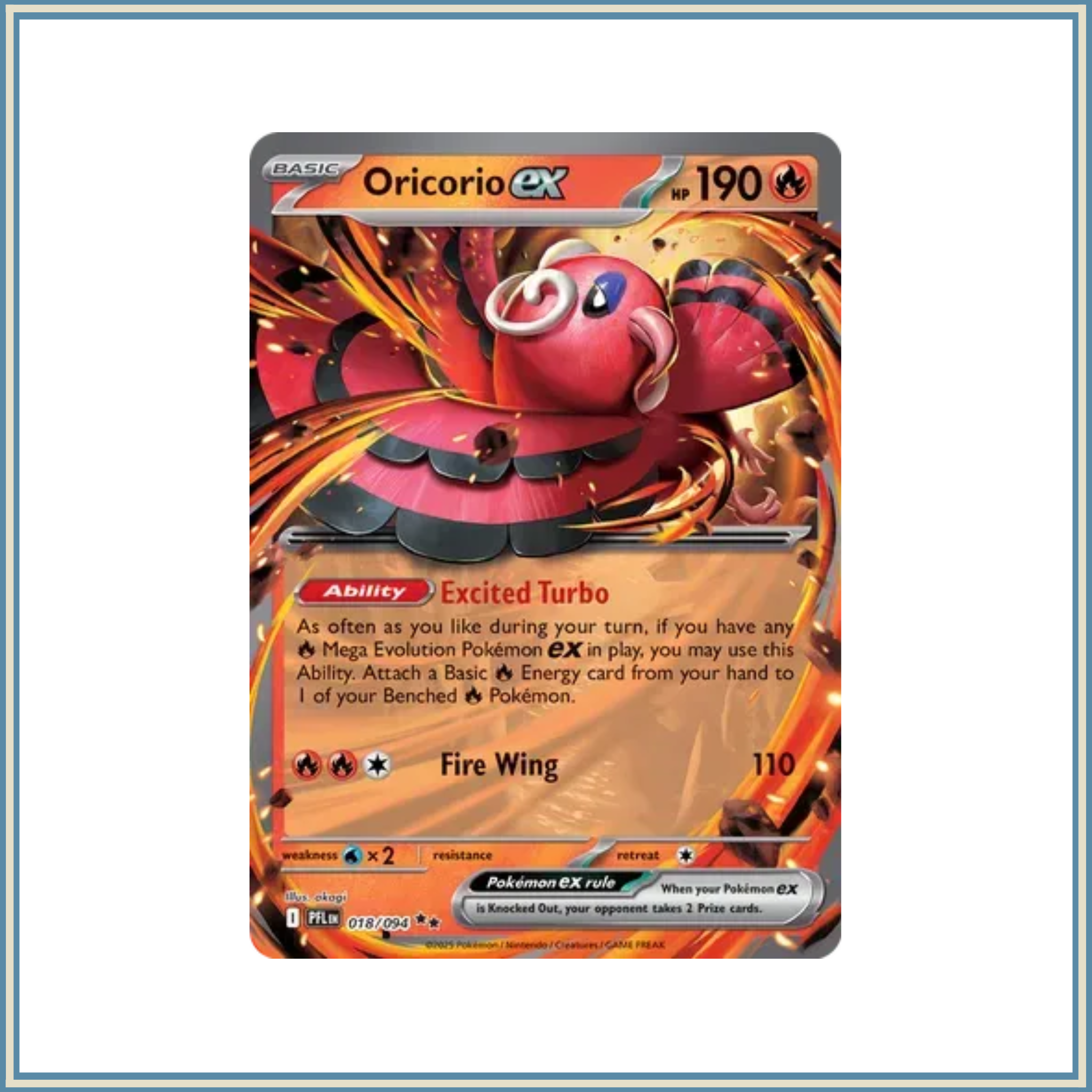 Oricorio EX 018/094