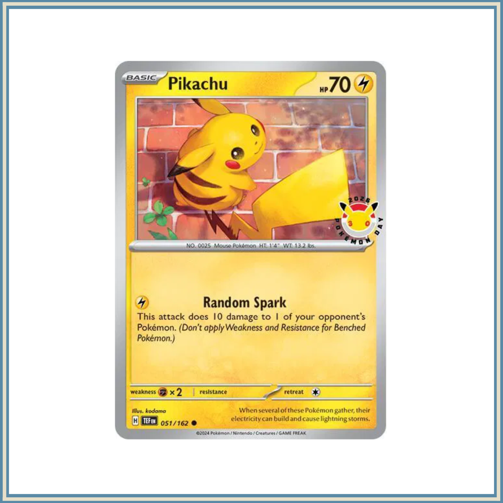 Pikachu 051/162